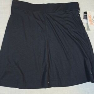Isis Moxie Skirt Black Athletic Skort Drirelease FreshGuard Wm Sm Minimalist NWT